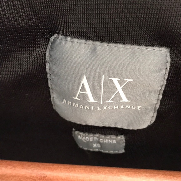 Vintage Y2K Armani Exchange Moto Jacket - Picture 6 of 8